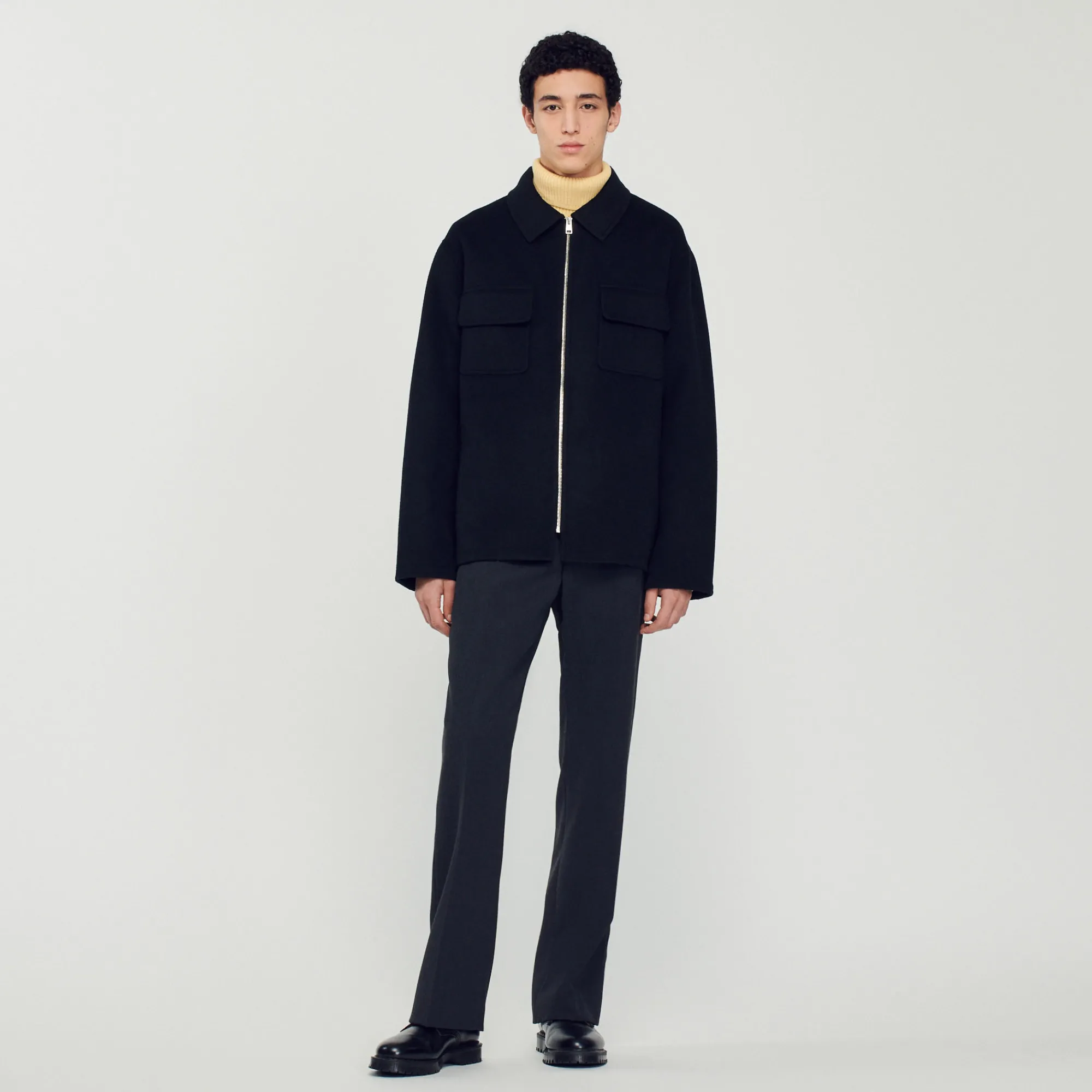 Giubbotto In Lana>Sandro Paris Outlet