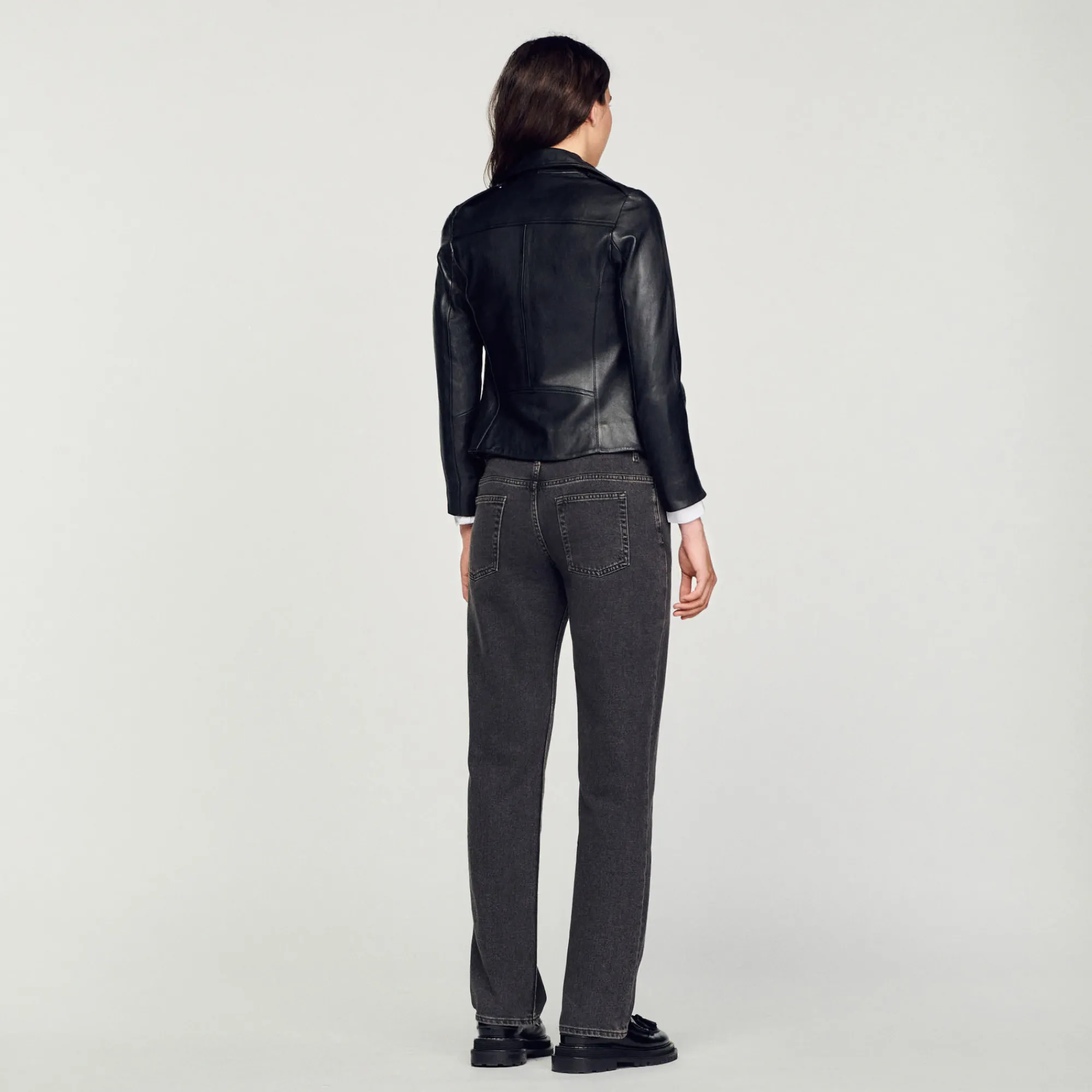 Giubbotto In Pelle>Sandro Paris Cheap