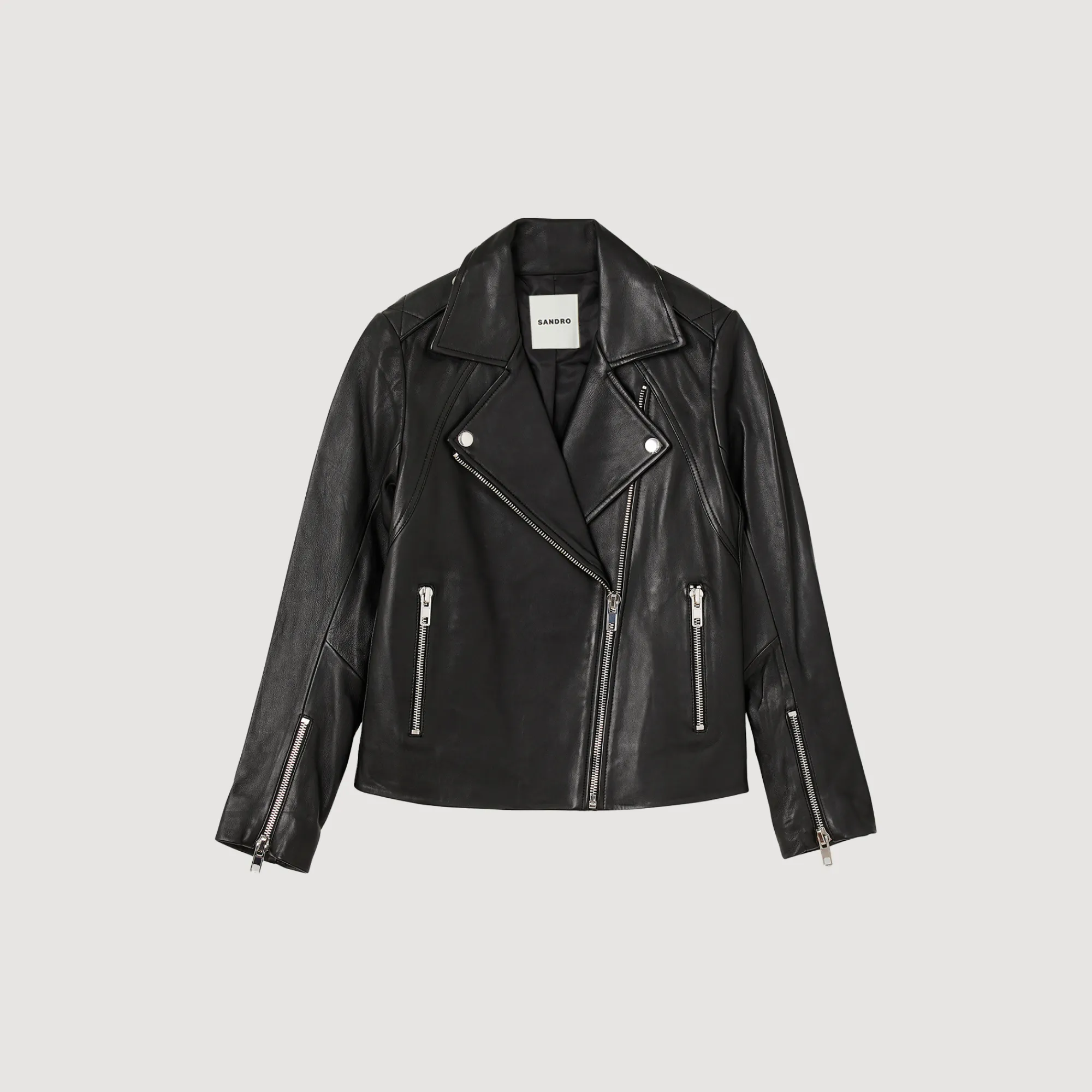 Giubbotto In Pelle>Sandro Paris Cheap