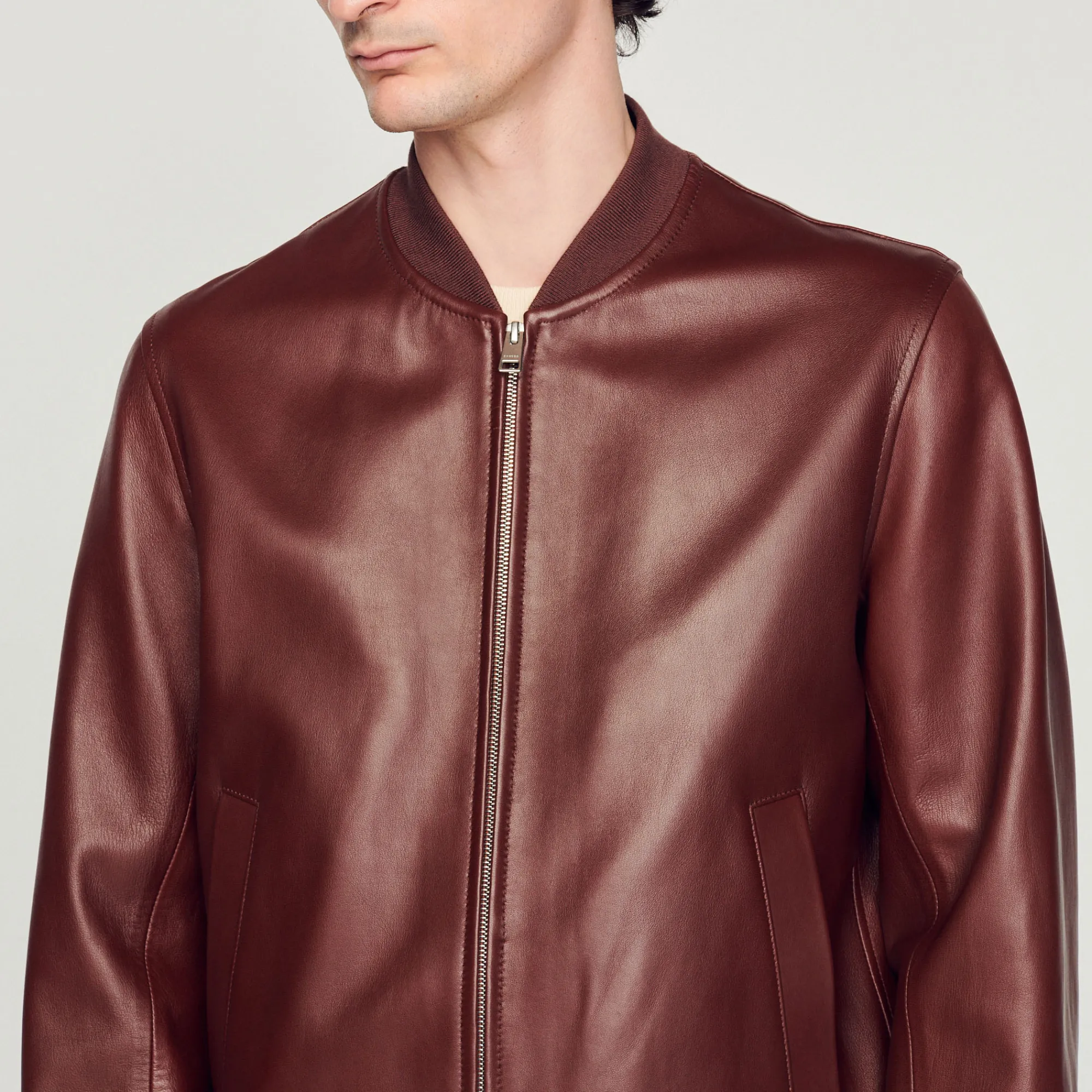 Giubbotto In Pelle>Sandro Paris Store