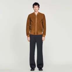 Giubbotto In Pelle Conceria Certificata>Sandro Paris Outlet