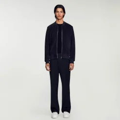 Giubbotto In Pelle Scamosciata>Sandro Paris New