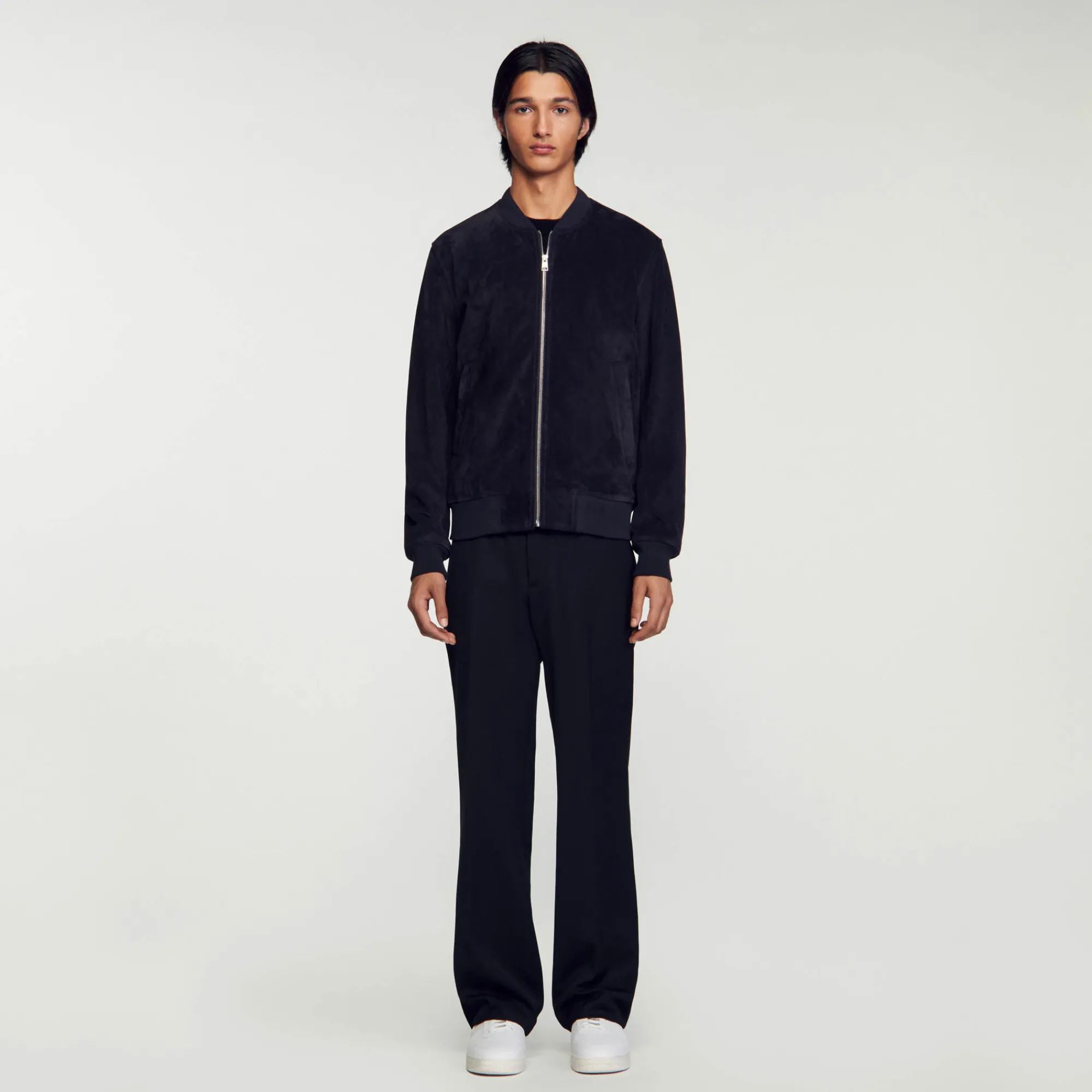 Giubbotto In Pelle Scamosciata>Sandro Paris New