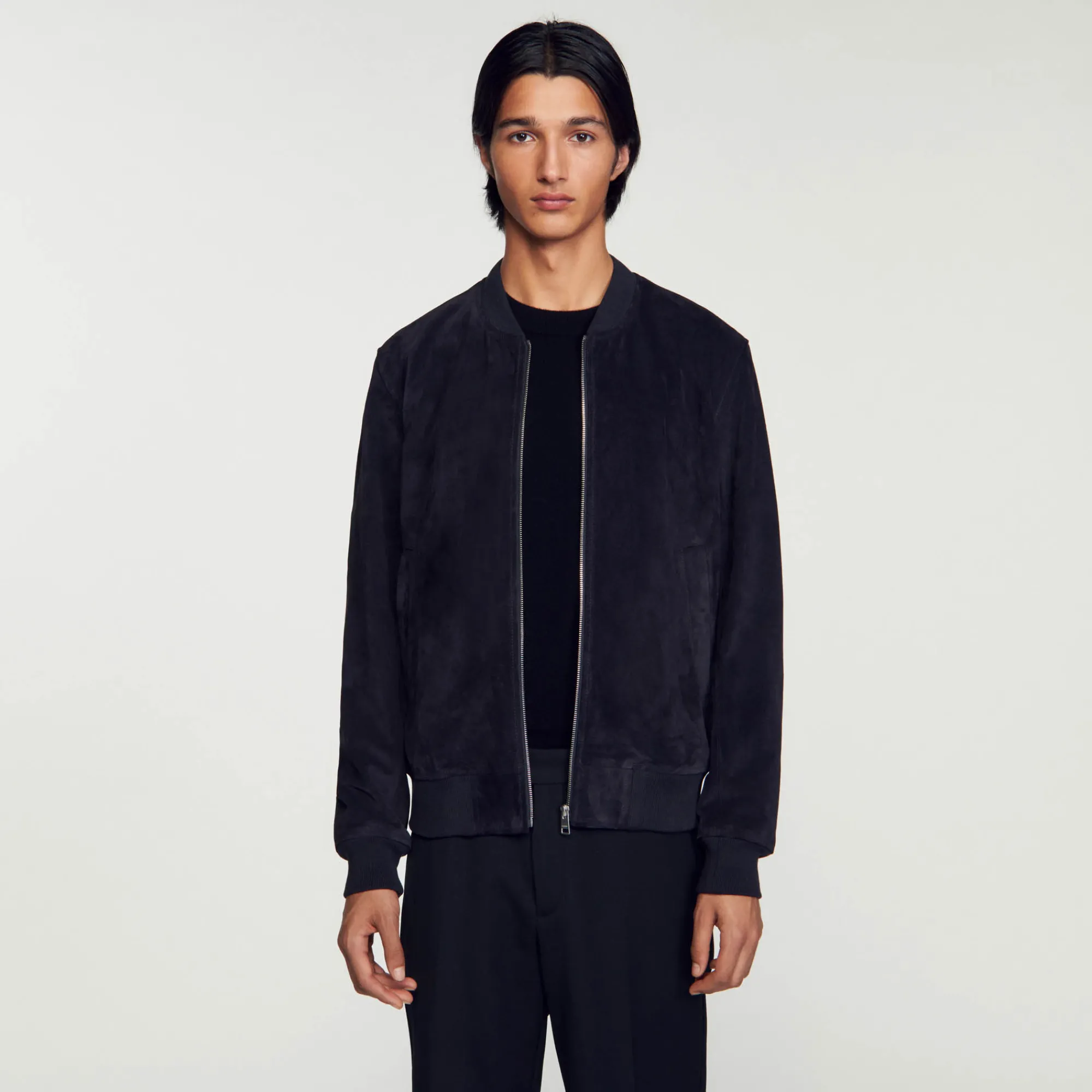Giubbotto In Pelle Scamosciata>Sandro Paris New