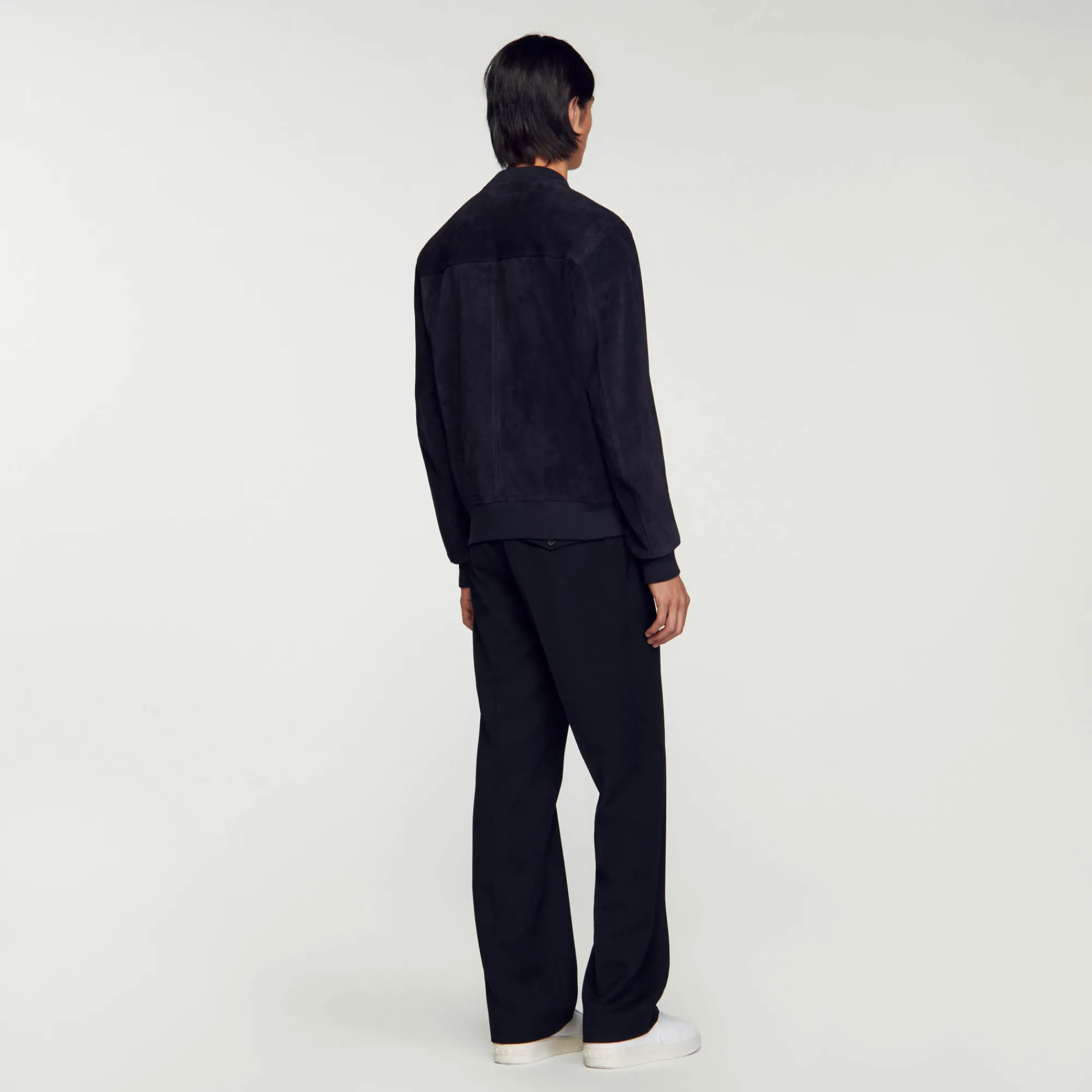 Giubbotto In Pelle Scamosciata>Sandro Paris New