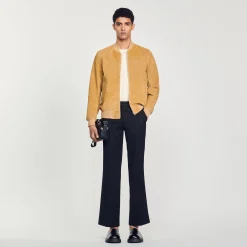 Giubbotto In Pelle Scamosciata>Sandro Paris Cheap