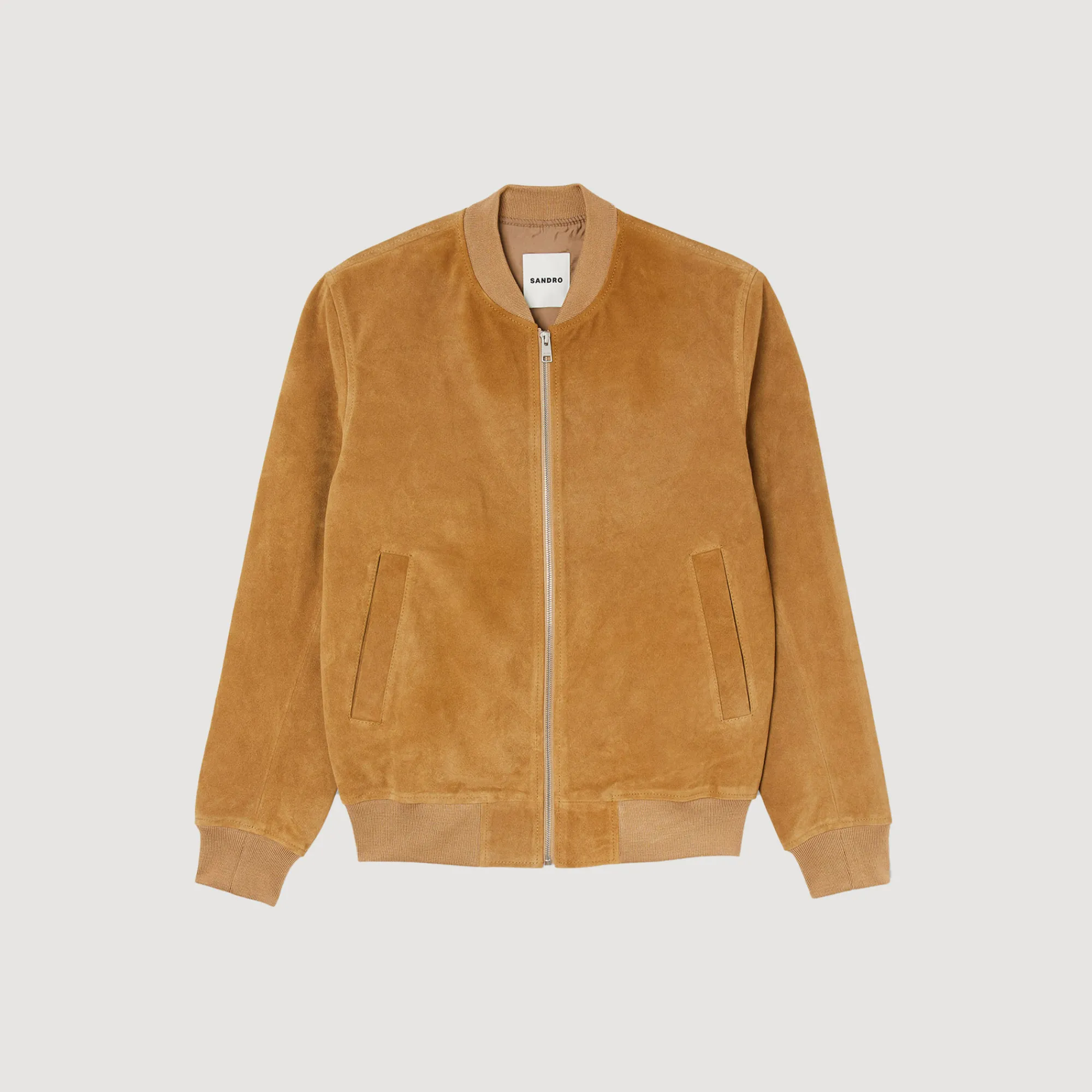 Giubbotto In Pelle Scamosciata>Sandro Paris Cheap