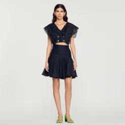 Gonna Corta Con Volant>Sandro Paris Cheap