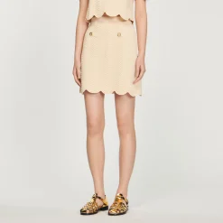 Gonna Corta In Maglia><noscript><img width=