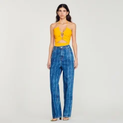 Jeans Con Motivi Delave>Sandro Paris Best