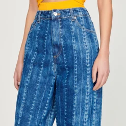 Jeans Con Motivi Delave><noscript><img width=
