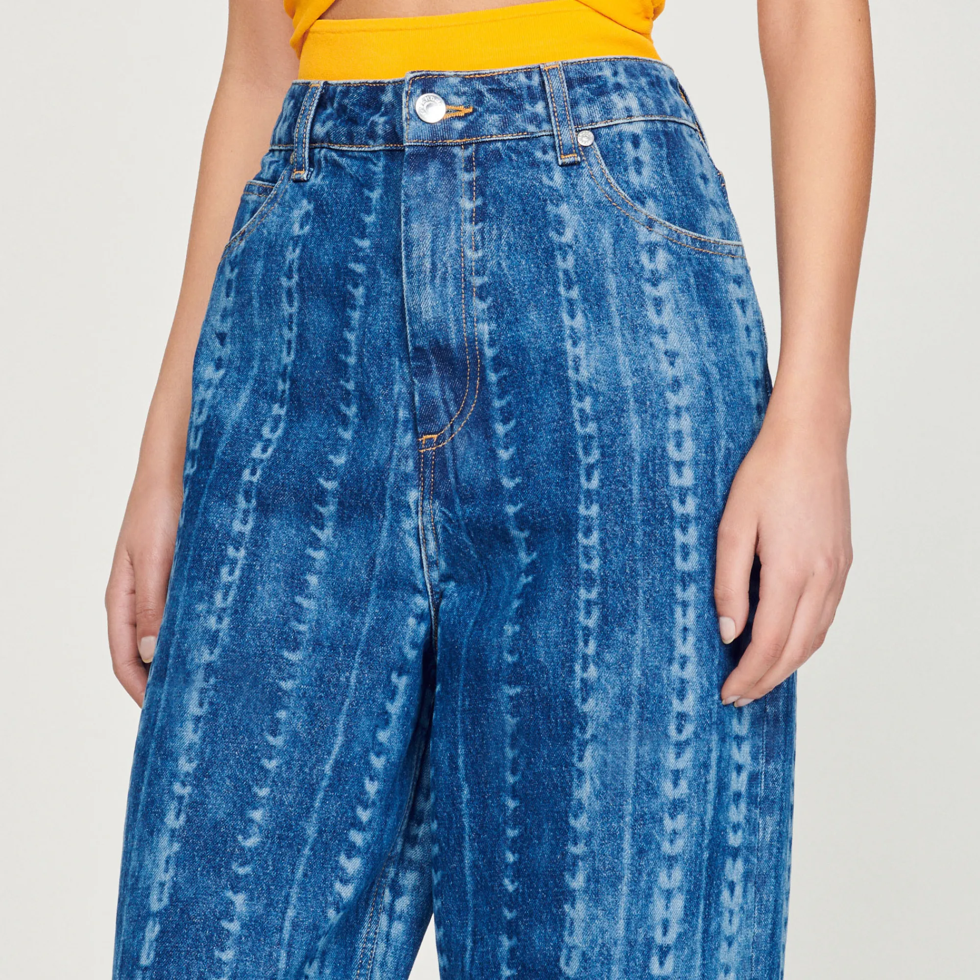 Jeans Con Motivi Delave>Sandro Paris Best
