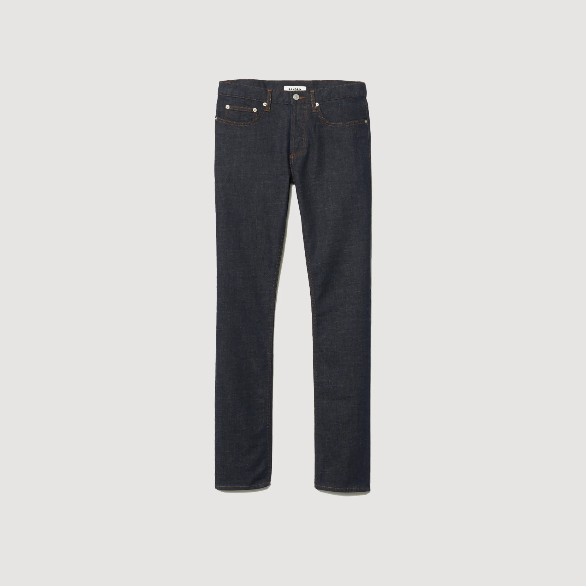 Jeans Dritti Con Lavaggio Waterless>Sandro Paris Outlet