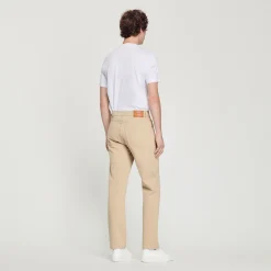 Jeans Dritti In Cotone><noscript><img width=