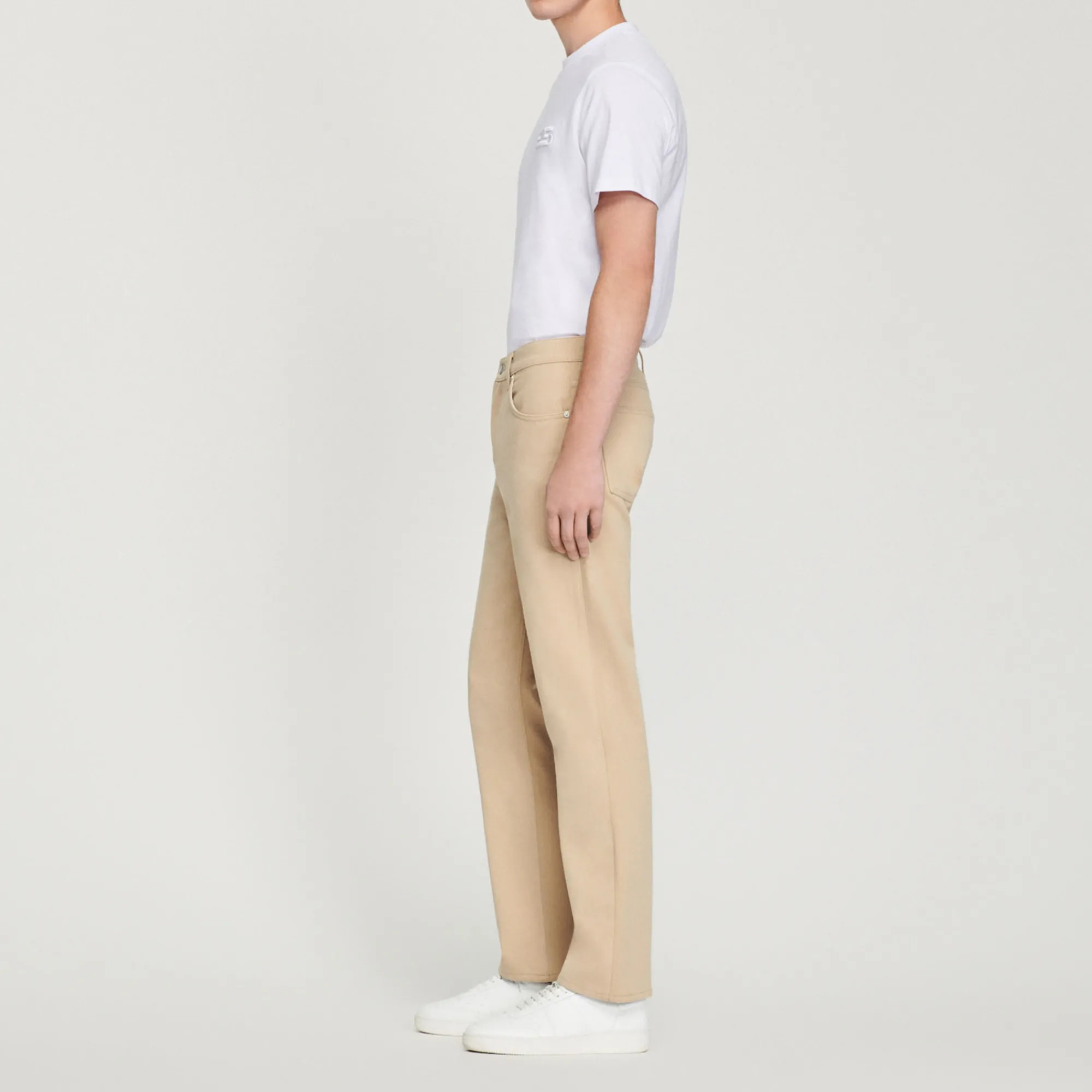 Jeans Dritti In Cotone>Sandro Paris Hot