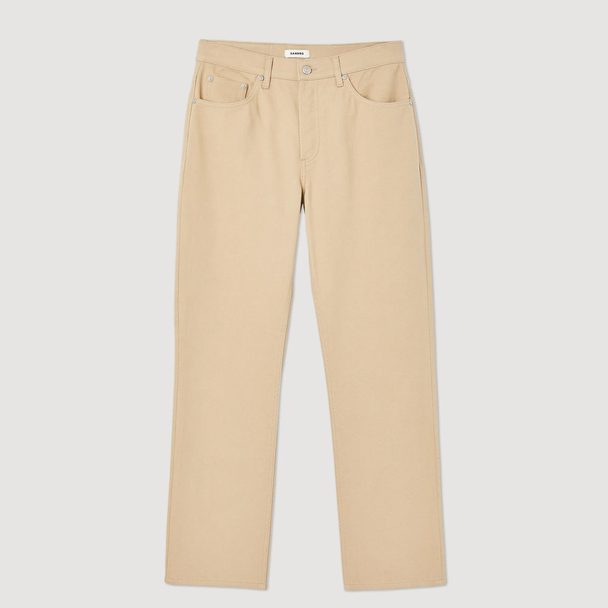 Jeans Dritti In Cotone>Sandro Paris Hot