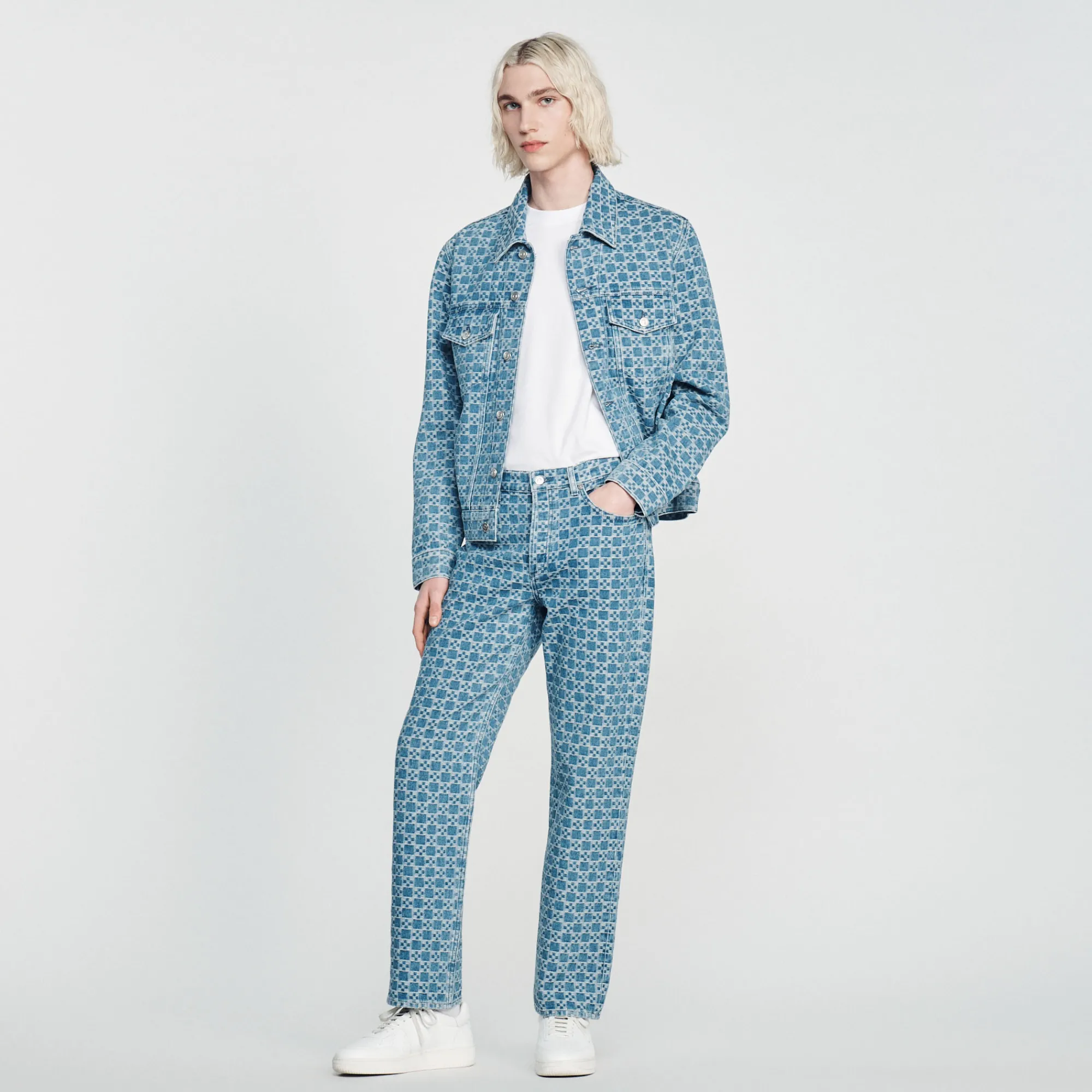 Jeans Dritti Square Cross>Sandro Paris Cheap