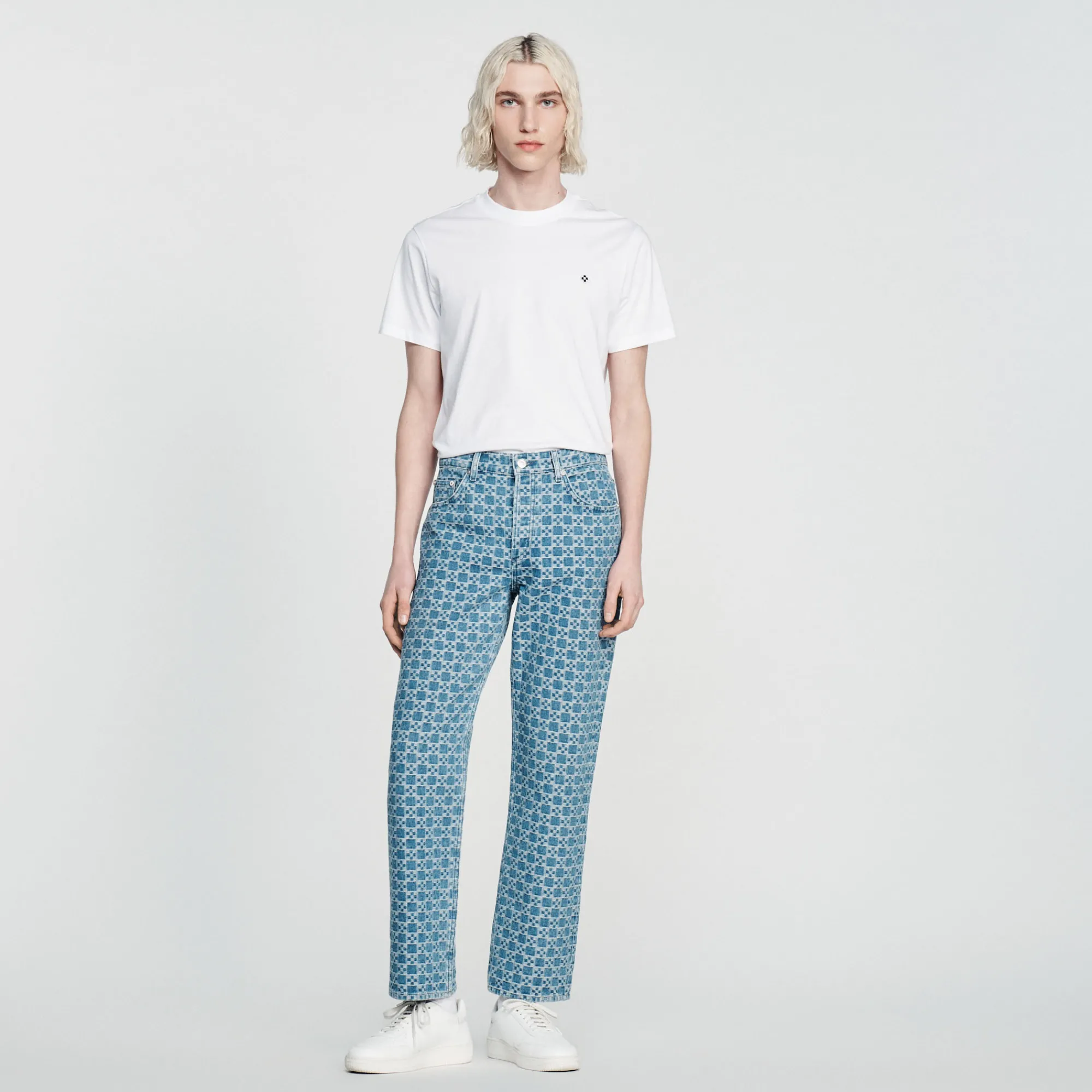 Jeans Dritti Square Cross>Sandro Paris Cheap