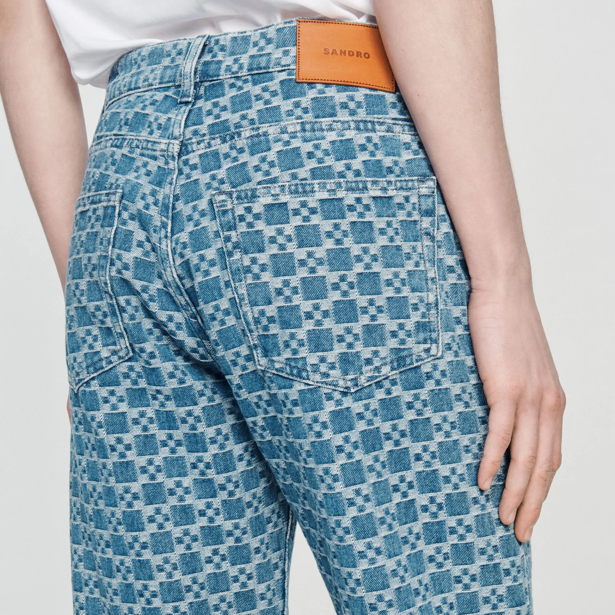 Jeans Dritti Square Cross>Sandro Paris Cheap