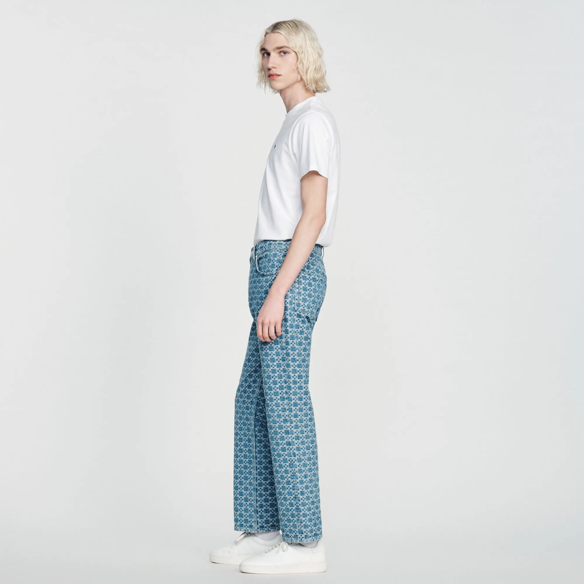 Jeans Dritti Square Cross>Sandro Paris Cheap