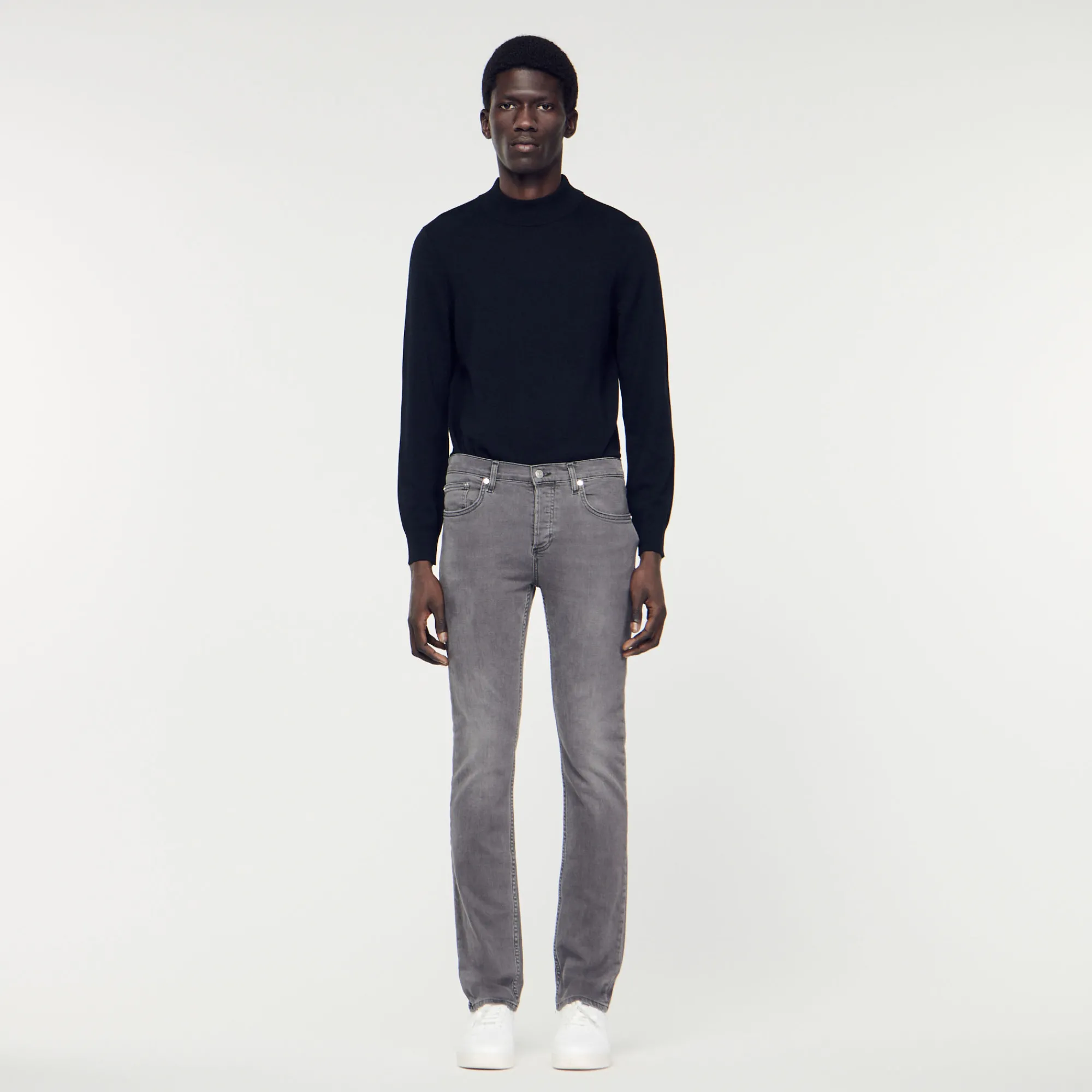 Jeans Grey Delave>Sandro Paris Cheap