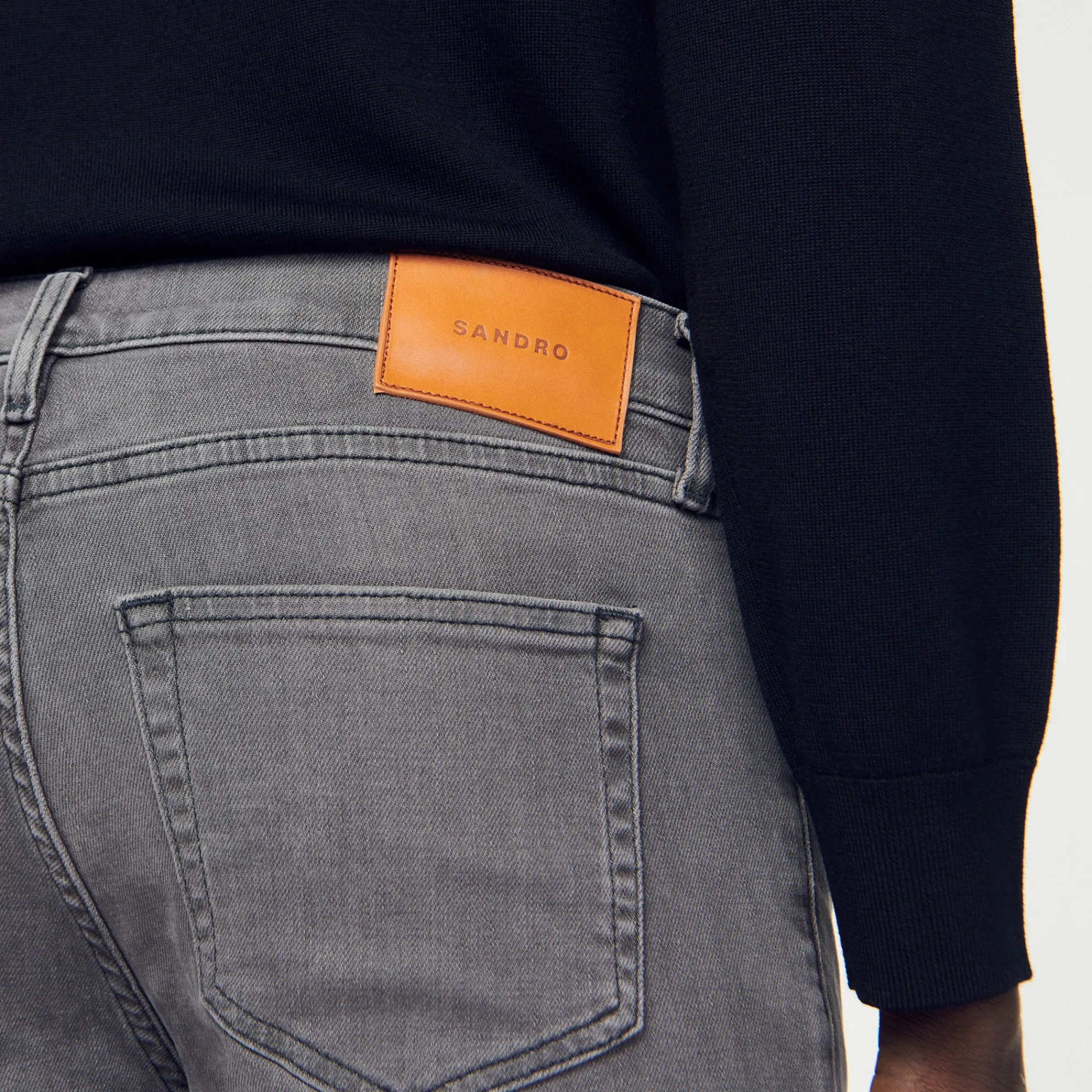 Jeans Grey Delave>Sandro Paris Cheap