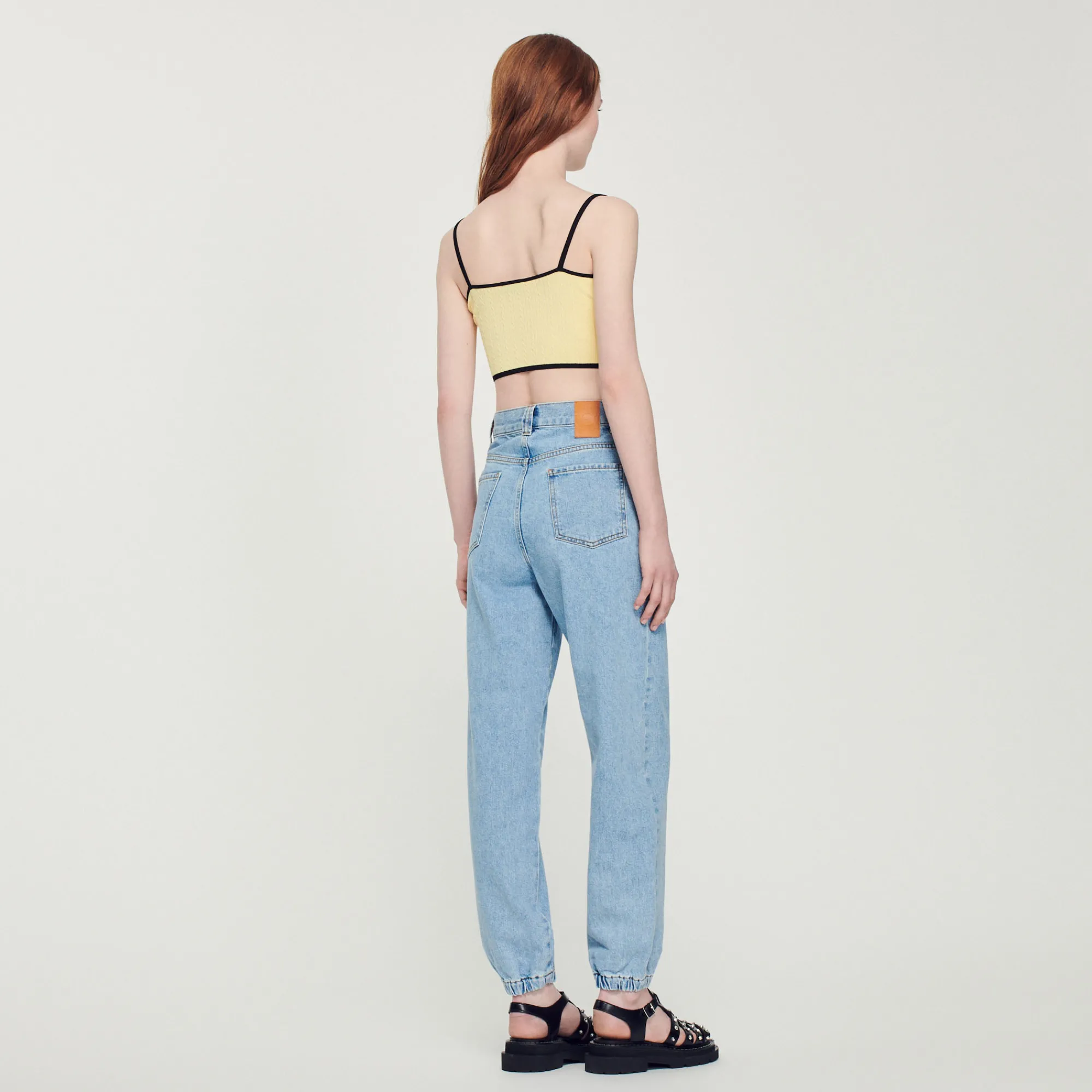 Jeans In Denim Delave>Sandro Paris Shop