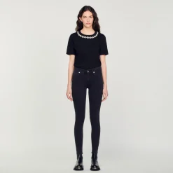 Jeans Slim Vita Normale>Sandro Paris Clearance