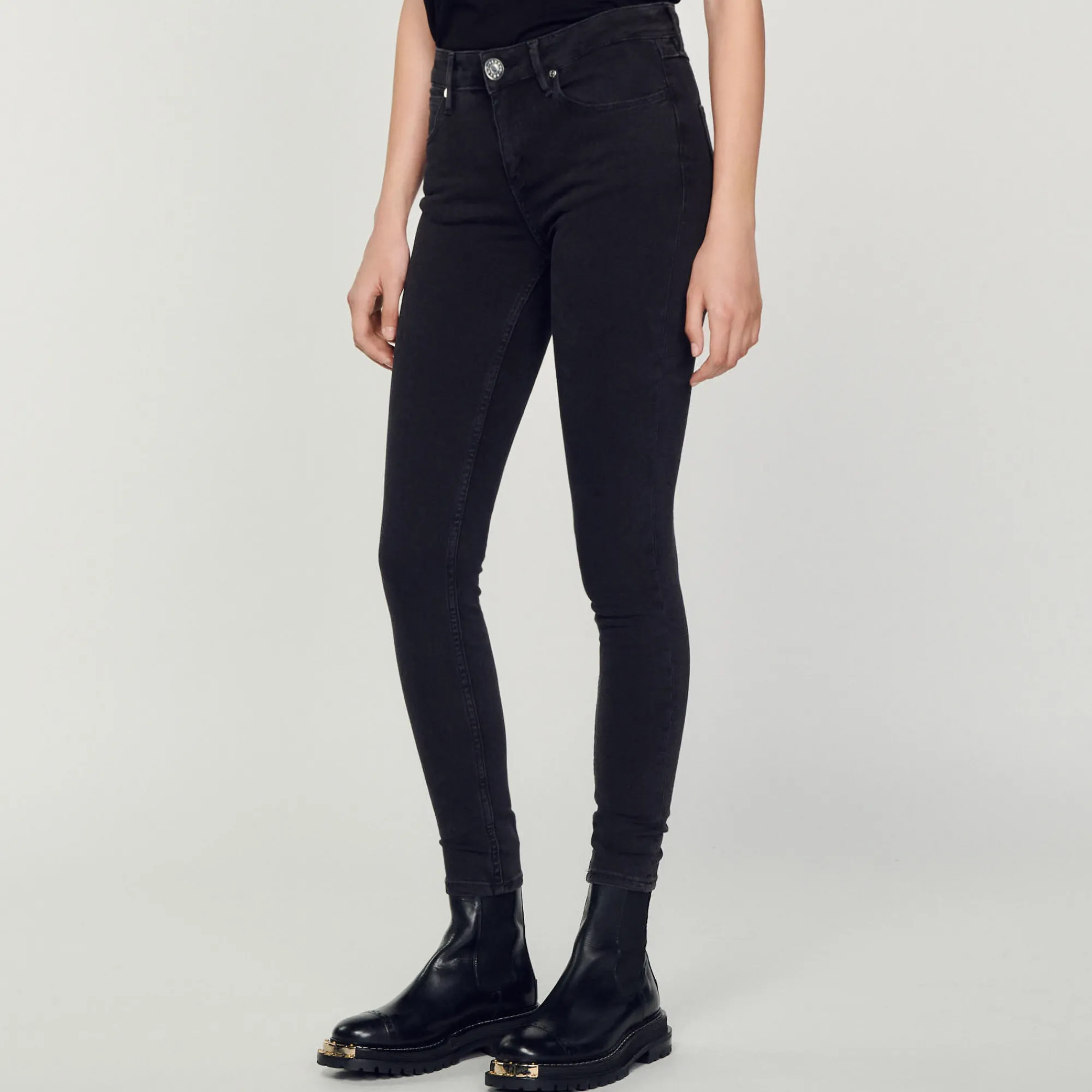 Jeans Slim Vita Normale>Sandro Paris Clearance