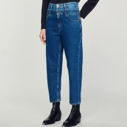 Jeans Trompe L'Oeil Linea Mom><noscript><img width=