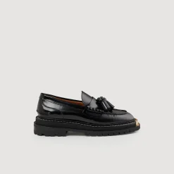 Mocassini In Pelle Con Suola Spessa>Sandro Paris Clearance