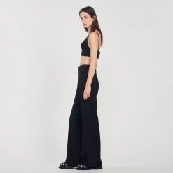 Pantaloni A Gamba Larga><noscript><img width=