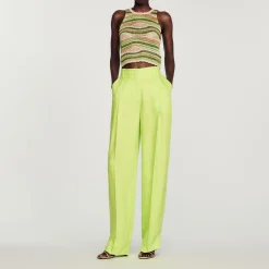 Pantaloni A Vita Alta>Sandro Paris Best