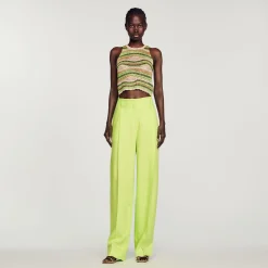 Pantaloni A Vita Alta>Sandro Paris Best