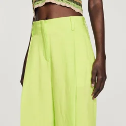 Pantaloni A Vita Alta><noscript><img width=