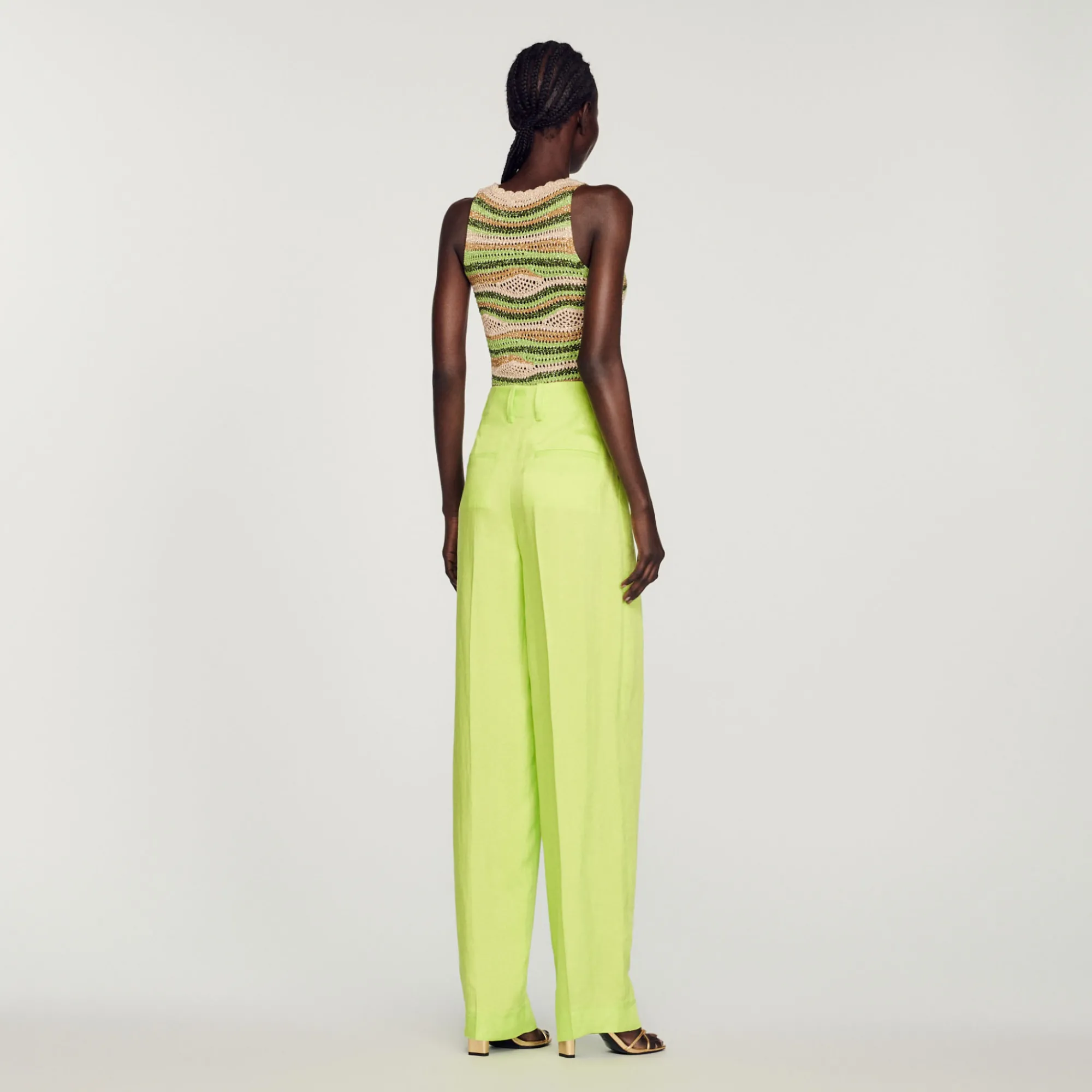 Pantaloni A Vita Alta>Sandro Paris Best