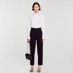 Pantaloni Classici A Vita Alta>Sandro Paris Best