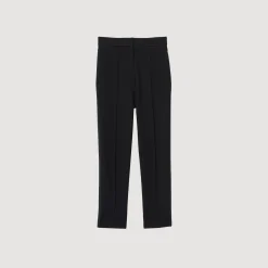 Pantaloni Classici A Vita Alta><noscript><img width=