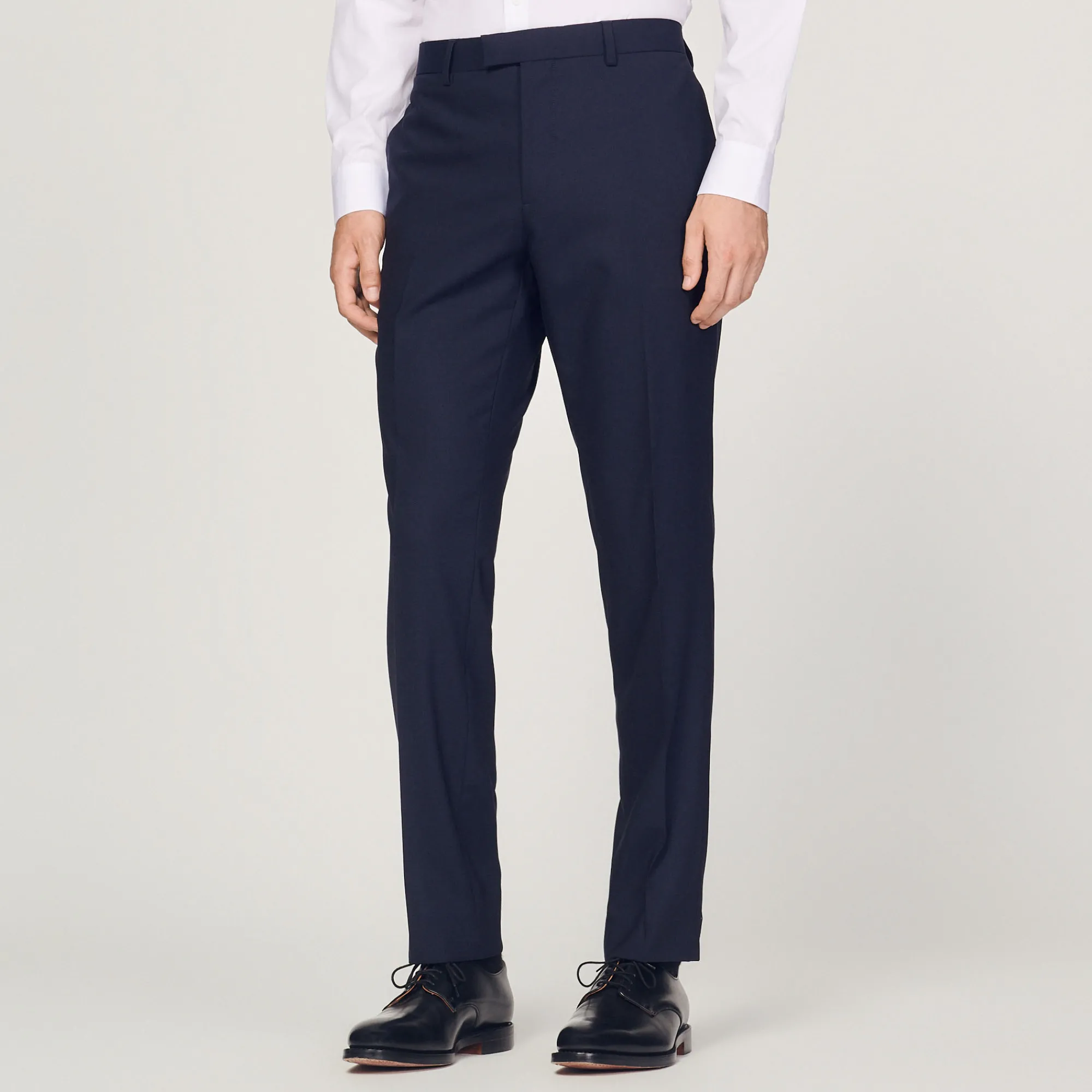 Pantaloni Da Completo Classici In Lana>Sandro Paris Fashion