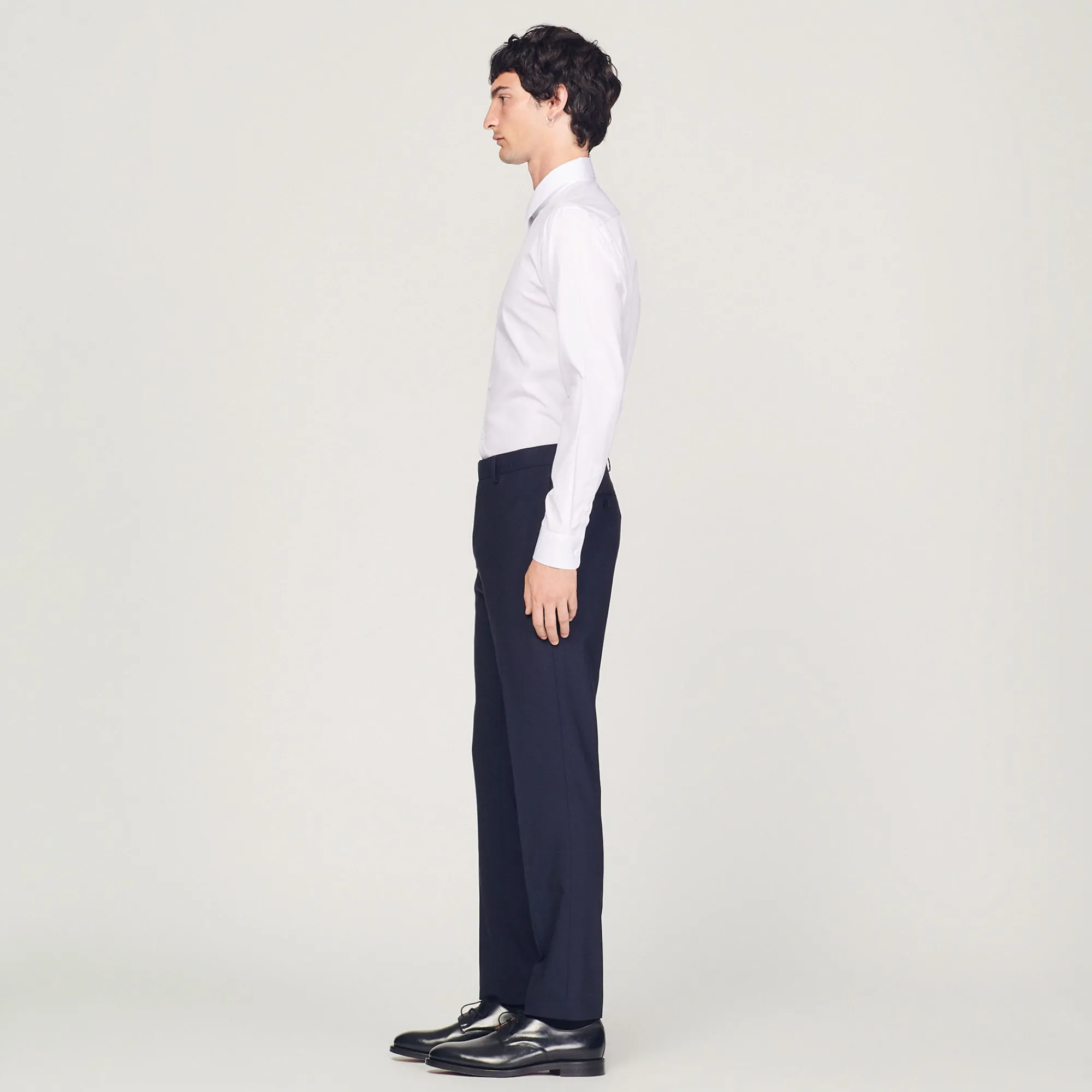 Pantaloni Da Completo Classici In Lana>Sandro Paris Fashion