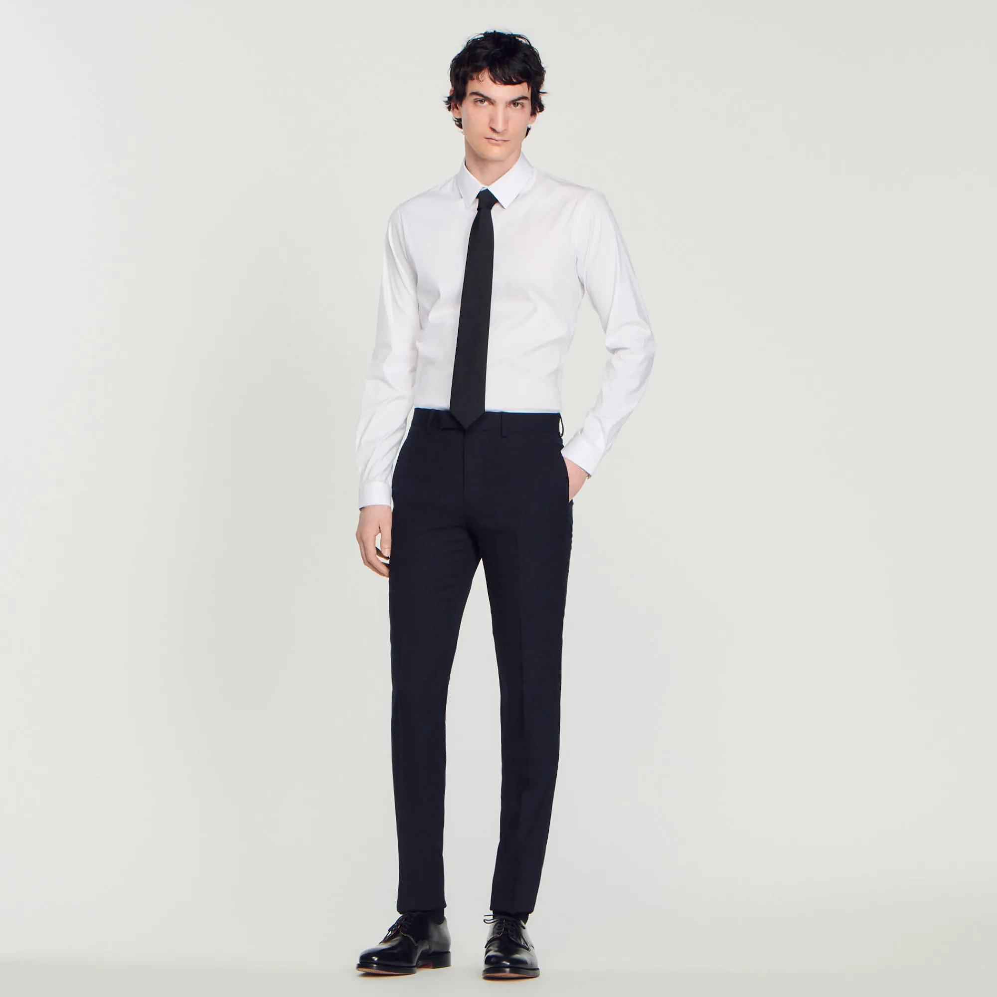 Pantaloni Da Completo In Lana>Sandro Paris New