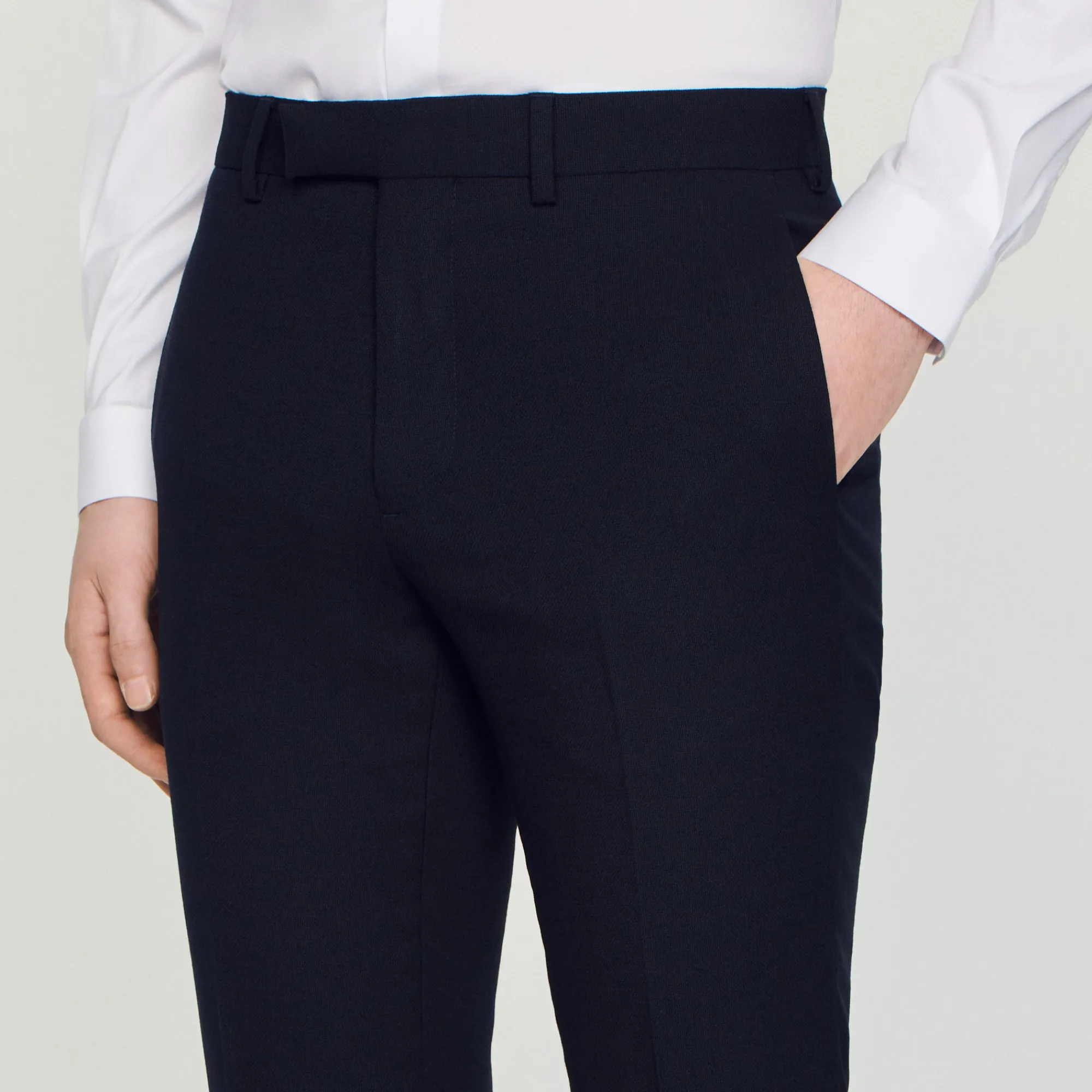 Pantaloni Da Completo In Lana>Sandro Paris New