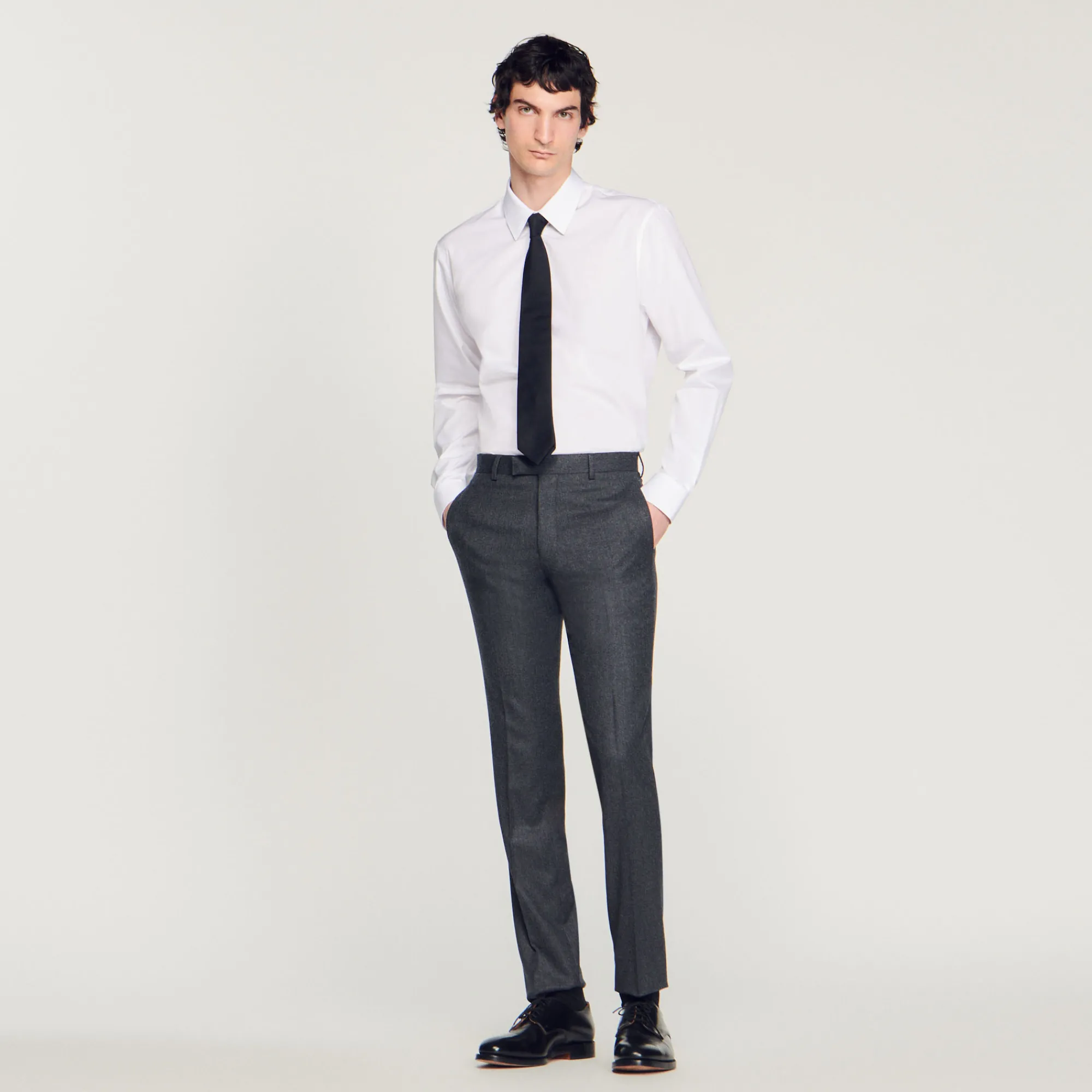 Pantaloni Da Completo In Flanella>Sandro Paris Store