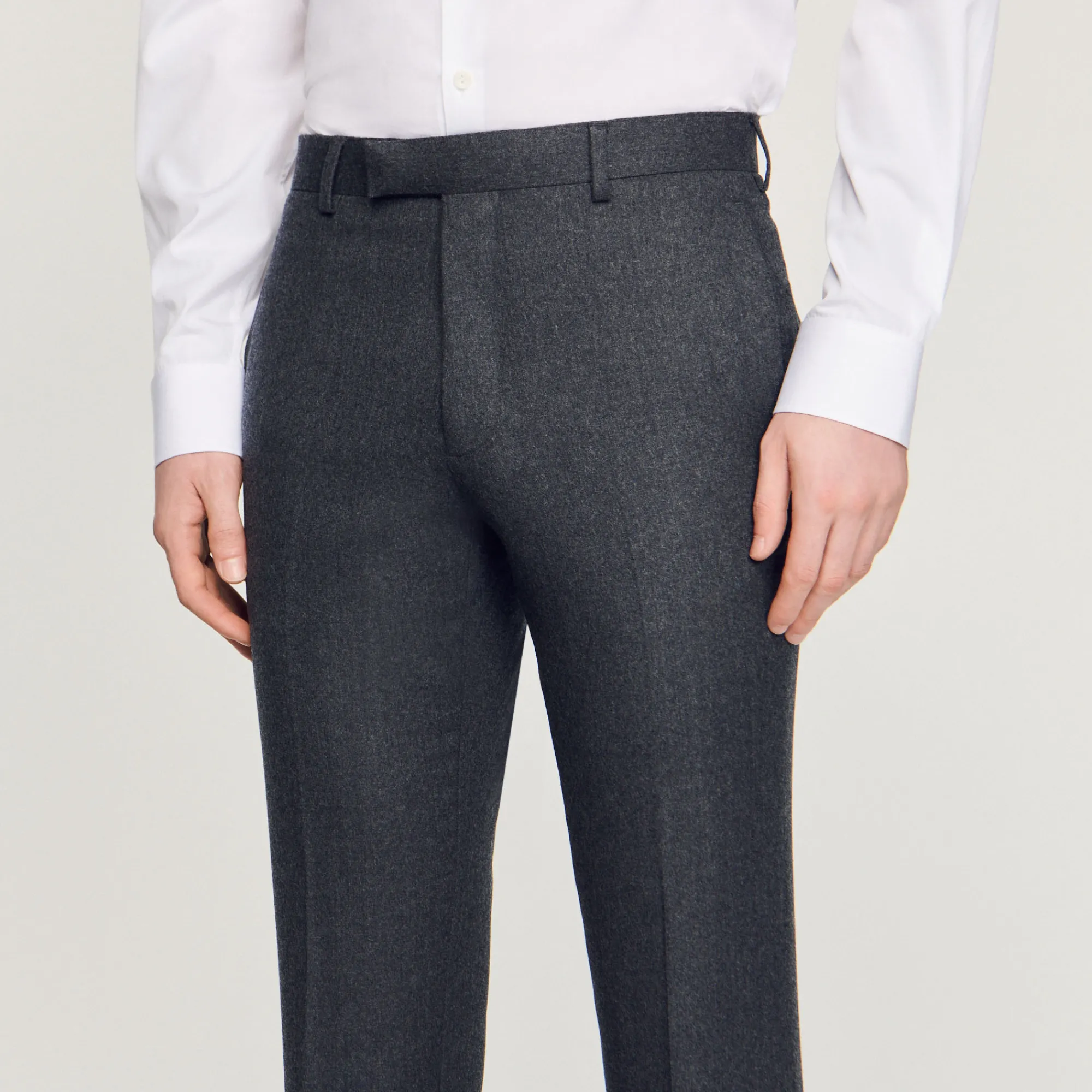 Pantaloni Da Completo In Flanella>Sandro Paris Store
