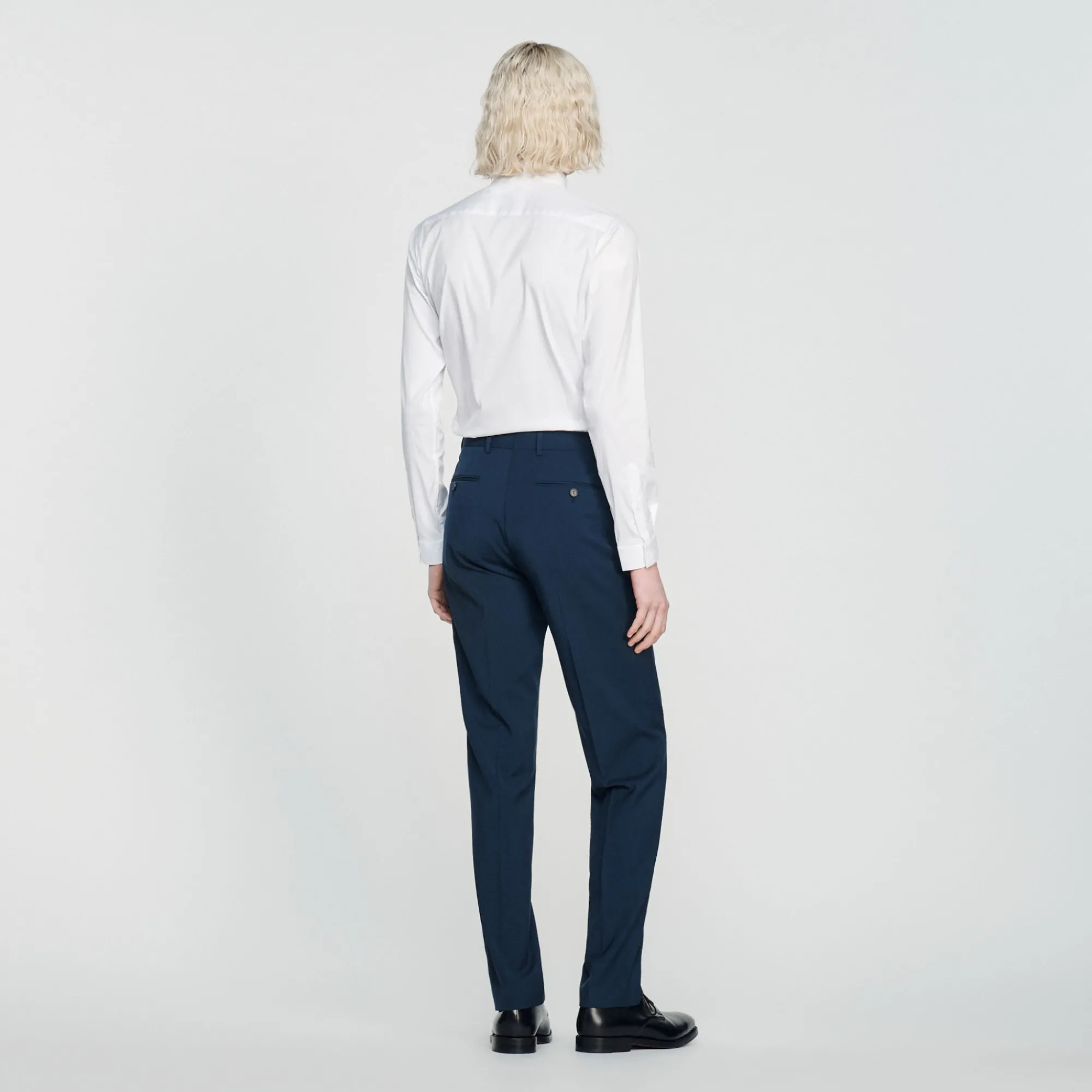 Pantaloni Da Completo In Lana Stretch>Sandro Paris Outlet