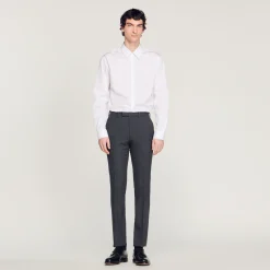 Pantaloni Da Completo In Lana>Sandro Paris Flash Sale