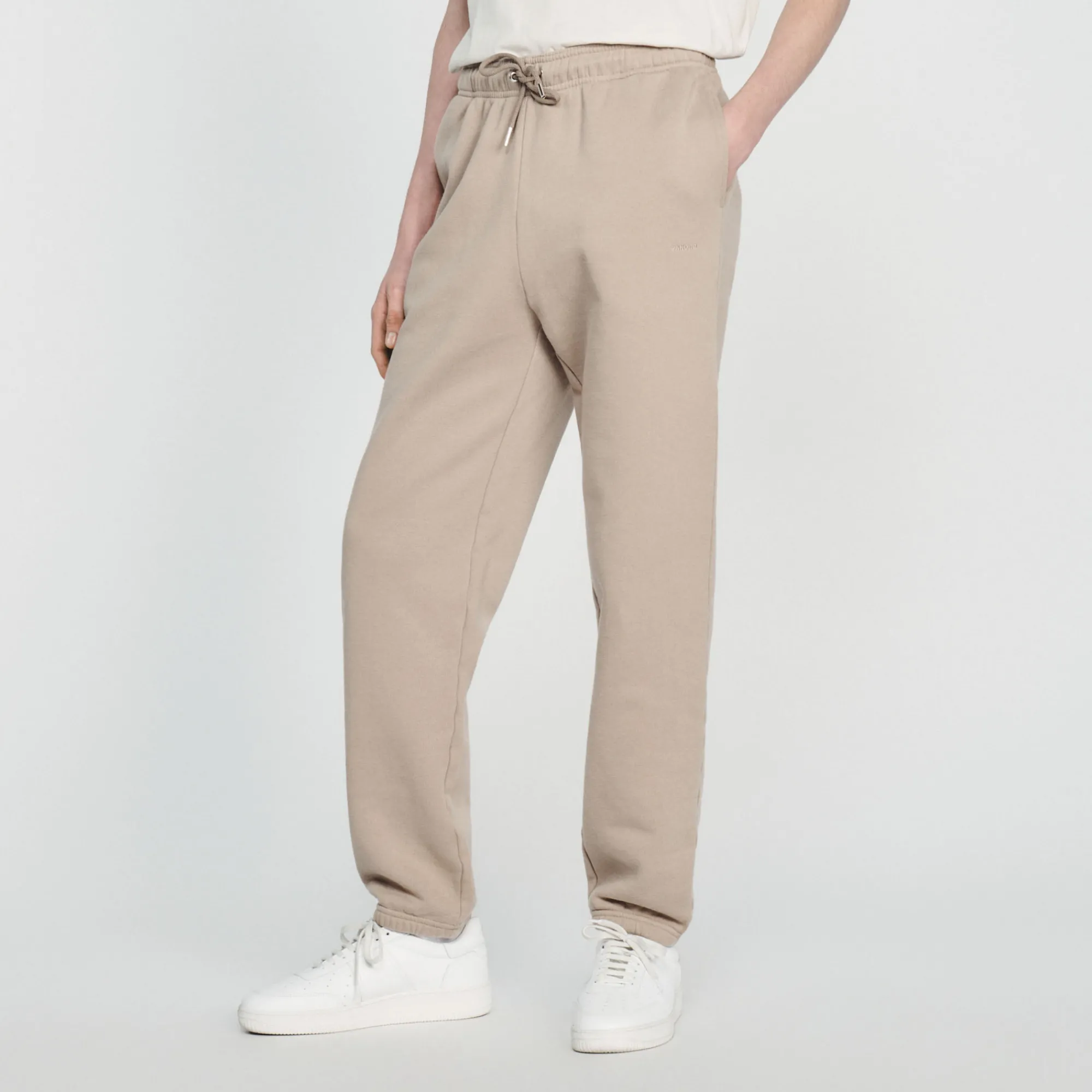 Pantaloni Da Jogging Felpati Ricamati>Sandro Paris Fashion