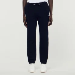 Pantaloni Da Jogging Felpati Ricamati><noscript><img width=