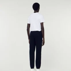 Pantaloni Da Jogging Felpati Ricamati><noscript><img width=
