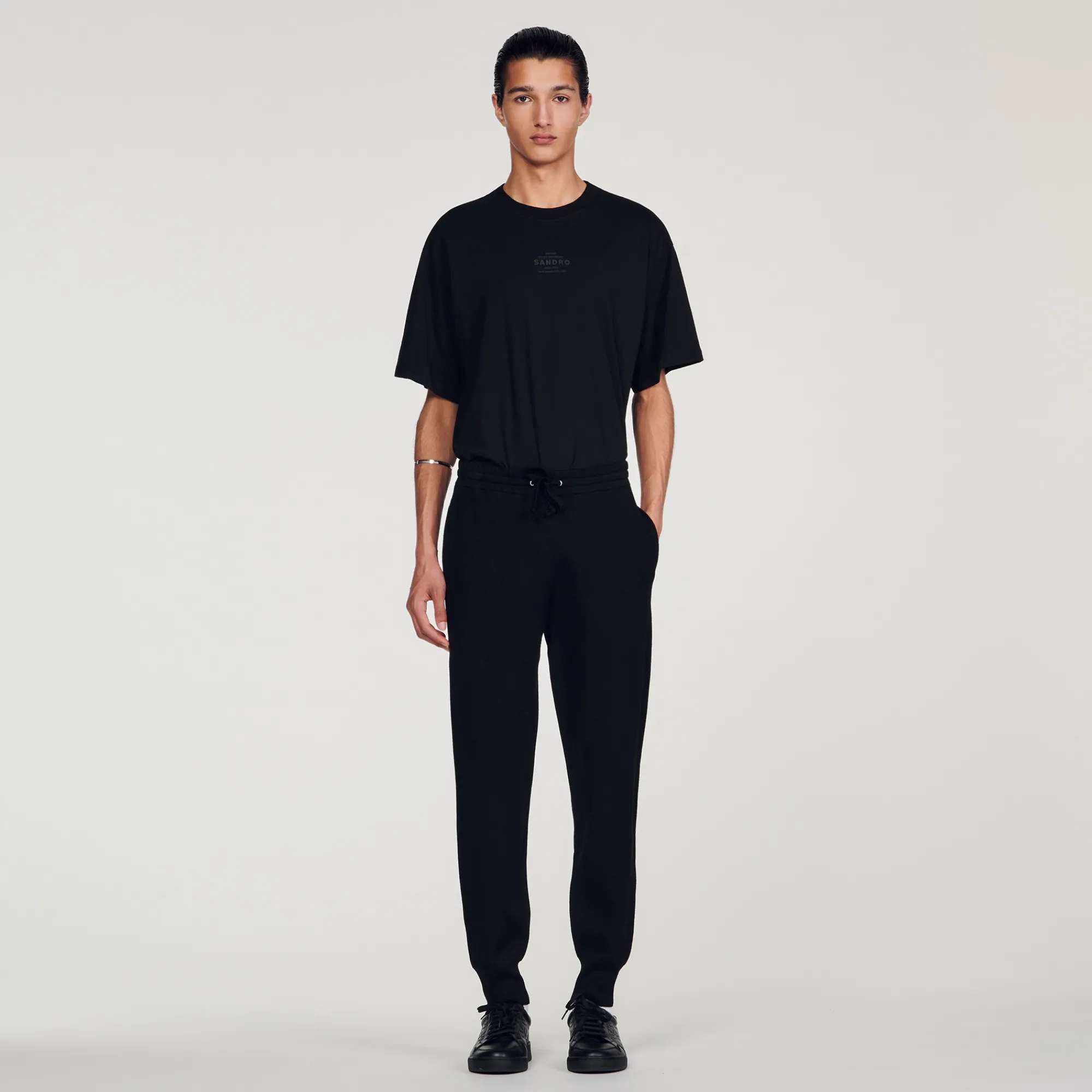 Pantaloni Da Jogging In Maglia>Sandro Paris Cheap
